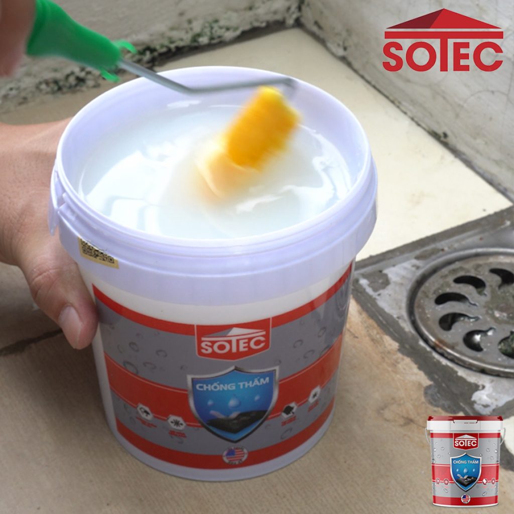 keo chống thấm sotec poxy trong suốt